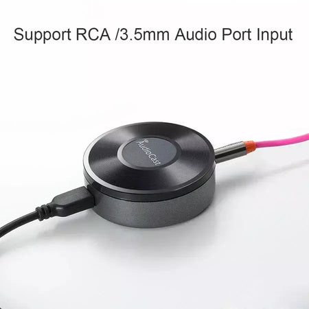 Audiocast m5 sem fio wifi música áudio streamer receptor audiocast ieast pplaydlna para airplay áudio música adaptador multi sala