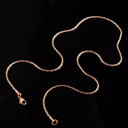 Colar de aço inoxidável cor ouro rosa multi estilos correntes de espessura acessórios de joias de metal no pescoço para mulheres senhoras
