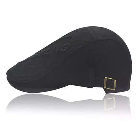 Chapéu de boina de algodão masculino, boina casual respirável de jornaleiro, boina de taxista, primavera, verão, outono
