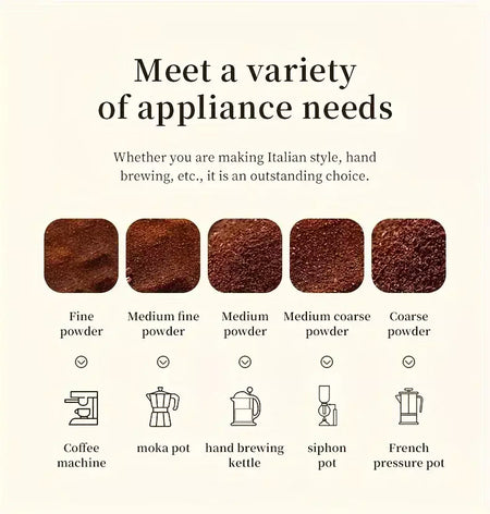 Moedor de café manual portátil, máquina manivela, moedor de feijão ajustável, viagem ao ar livre em casa, pequeno