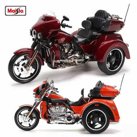 Maisto 1:12 motocicleta harley 2021 CVO TRI GLIDE ULTRA LIMITED Veículos fundidos Colecionáveis Hobbies Modelo de motocicleta Brinquedos