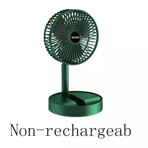 Mini ventilador elétrico portátil ajustável, Pequeno ventilador de refrigeração, Handy Desk, Casa, Escritório, Bateria de mesa, USB Recarregável