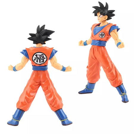 Anime dragon ball z super saiyan son goku vegeta anime figura de ação modelo presentes estatuetas colecionáveis para crianças 18cm