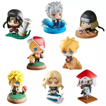 Narutos anime modelo estatueta kakashi itachi sasuke pop figura de ação estátua pvc brinquedo colecionável decoração boneca presentes feitos à mão