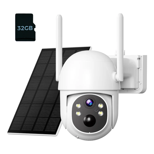 3mp ultra hd solar wifi câmera de segurança cor visão noturna detecção de movimento áudio em dois sentidos pan tilt câmera de vigilância ao ar livre