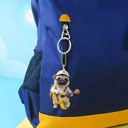 Motocicleta gato acrílico pendurado decoração árvore de natal carro 2d plana equitação gatinho pendurado ornamento dos desenhos animados pingente para natal