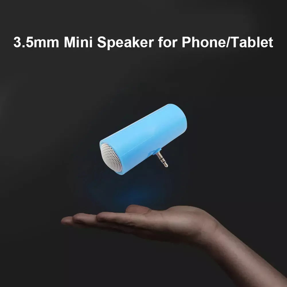 Mini alto-falante portátil 3.5mm interface de áudio aux plug and play line-in alto-falante tablet música alto-falante para smartphone tablet