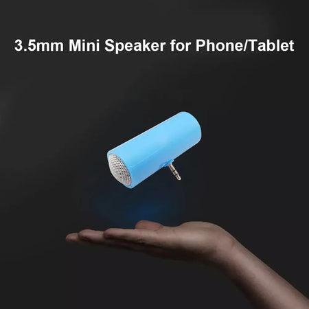 Mini alto-falante portátil 3.5mm interface de áudio aux plug and play line-in alto-falante tablet música alto-falante para smartphone tablet