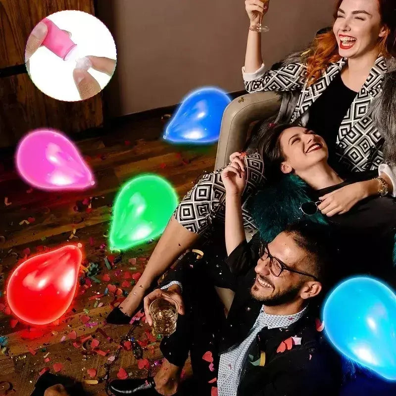 100/10 pçs mini led balão luz colorida piscando luminosa tumbler bola lâmpada lanterna luz decorações de festa de casamento de natal