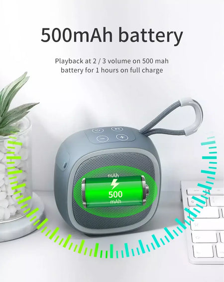 Alto-falante bluetooth tg659 mini alto-falantes portáteis sem fio poderosos tws bt 5.3 caixa de som alto-falante de alta fidelidade suporta cartão tf rádio