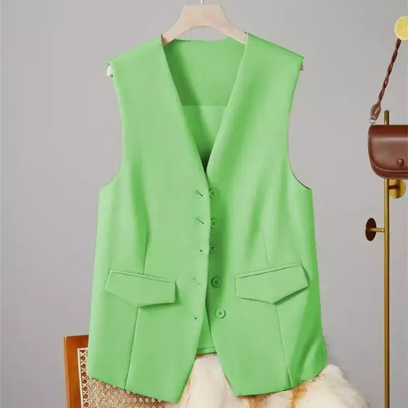 Colete vintage sem mangas feminino, Casacos elegantes, Casacos, Roupa casual, Monocromática, Streetwear, Primavera, Verão, Outono, Vestuário