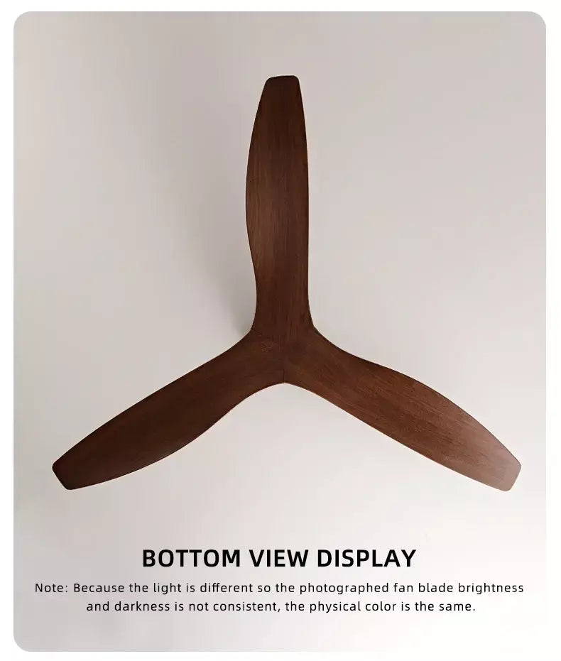 FUMANJIA Ventilador de teto retrô industrial de 45/52", ideal para áreas de vida/jantar, casa e escritório - Motor inversor DC silencioso de 6 velocidades