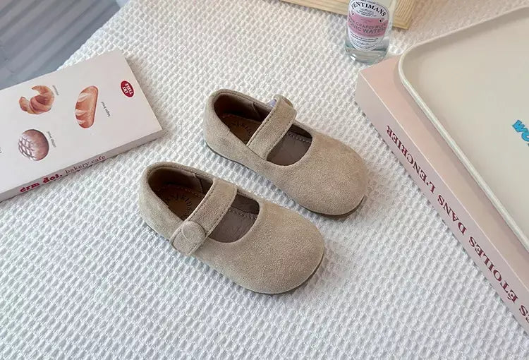 2025 camurça crianças ballet apartamentos sapatos moda mary jane sapatos tendência das crianças inverno novo doce bonito vestido tênis mujer sapatos