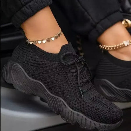 Sapatos esportivos casuais vermelhos para mulheres conforto malha tênis luz tênis feminino 2025 novo plus size 43 estudante sapato vulcanizado