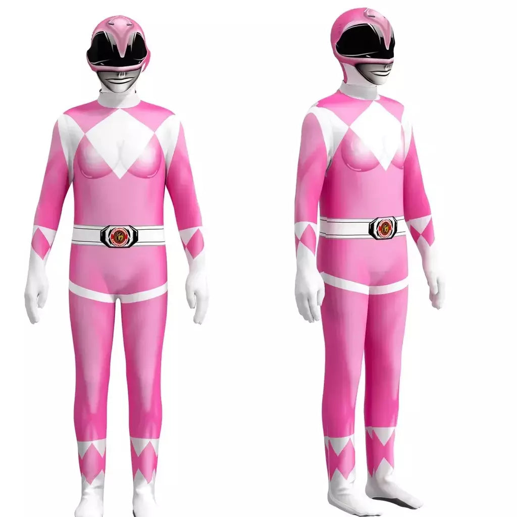 Power samurai sentai shinkenger rangers traje adulto crianças super-herói cosplay festa de aniversário de halloween macacão zentai terno