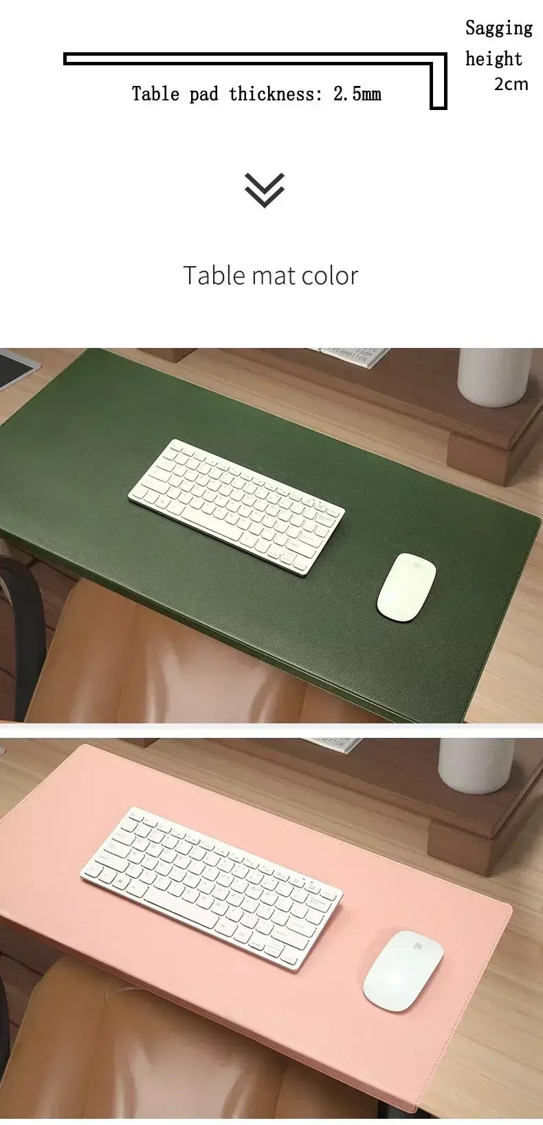 Dobrável grande mouse pad cotovelo guarda pulso mousepad tapete de mesa de escritório portátil computador mesa tapete de mesa de jogos