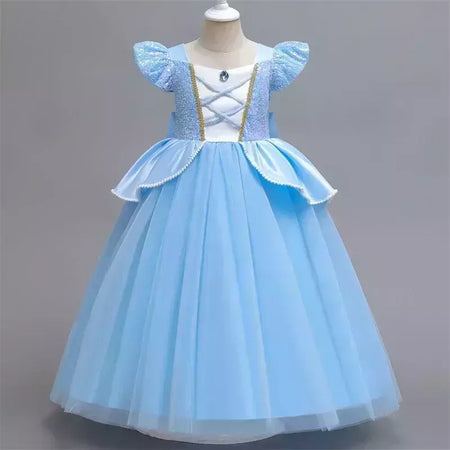 Rapunzel vestido para meninas cinderela belle vestir-se fantasia crianças aniversário princesa traje crianças roupas de festa de halloween 3-10y