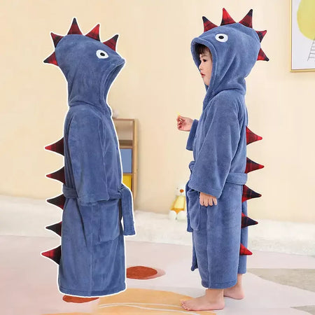 Roupão de Banho Criança, Robe Banho Infantil Absorvente Macio, Roupa Banho Bebé, Toalha com Capuz Infantil, Artigos Banheiro, Roupão Praia Piscina Menino Menina, Pijama Lar