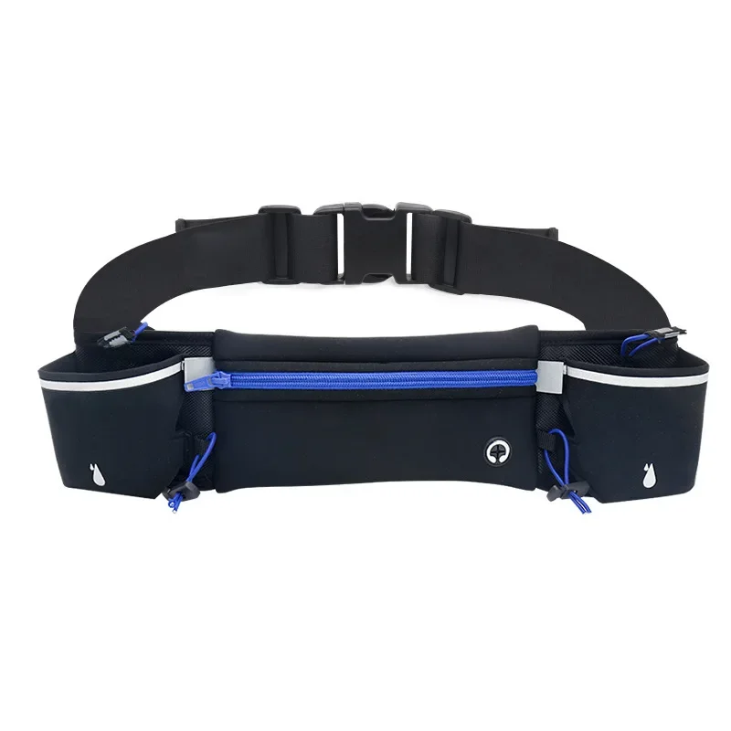 Esportes ao ar livre cintura saco, multifuncional, armazenamento garrafa de água, telefone móvel, maratona, material de nylon, correndo