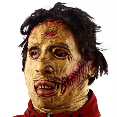 Texas motosserra massacre leatherface máscara halloween horror fantasia vestido festa cosplay máscaras de látex festa de halloween supp