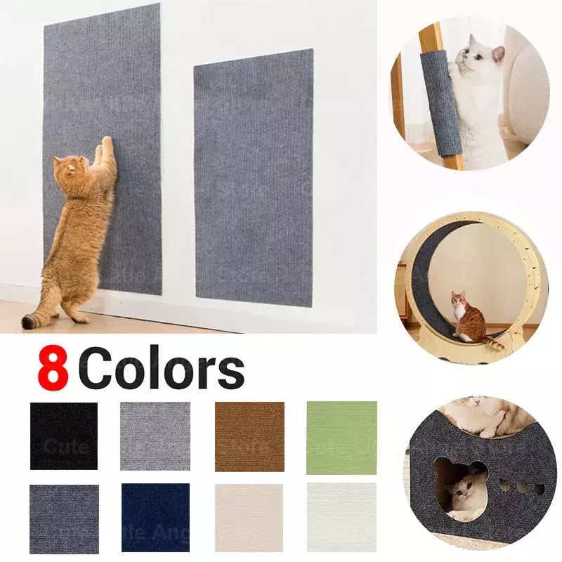 Anti gato risco sofá diy gatos placa de risco sofá proteção patas afiar aparável auto-adesivo tapete gatos placa de risco