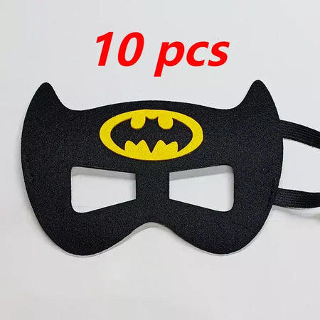 10 pçs/set disney mavel homem-aranha super herói máscaras de halloween congelado cosplay máscara presentes de natal festa de aniversário traje para criança