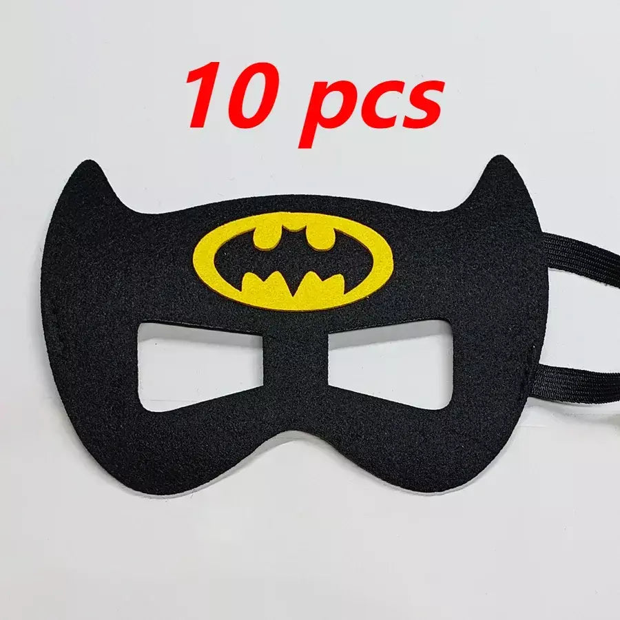 10 pçs/set disney mavel homem-aranha super herói máscaras de halloween congelado cosplay máscara presentes de natal festa de aniversário traje para criança