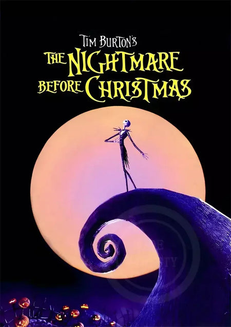 Filme clássico o pesadelo antes do natal anime figura jack poster impressões pintura em tela arte da parede fotos decoração do quarto casa