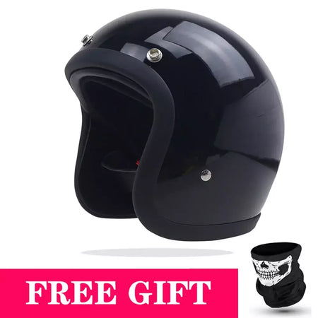 Genuíno vintage tt & cocascos fibra de vidro capacete da motocicleta retro scooter equitação rosto aberto 3/4 jet casco moto capacete dot aprovado