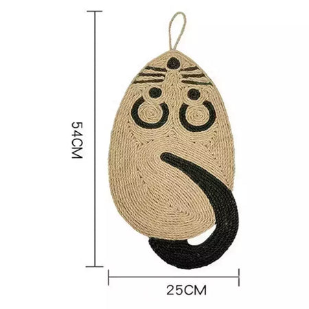 Gato scratcher sisal esteira placa raspador de gato para afiar unhas gatos árvore ratos forma gato arranhando produtos para animais de estimação brinquedos do gato