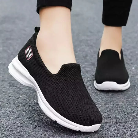 Sapatos confortáveis para mulheres, sapatilhas de balé, sapatilhas para meias, tênis casual, sapatos femininos, primavera