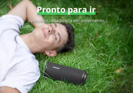 Tronsmart T8 caixa de som bluetooth portátil, Alto-falante Bluetooth 40W Alto-falante portátil externo com graves profundos, SoundPulse, IPX7 à prova d'água, controle de APP, para camping