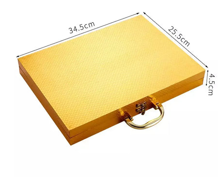 Conjunto de talheres de aço inoxidável dourado, colher europeia real, garfo, talheres completos, design retrô, seguro para máquina de lavar louça, talheres elegantes