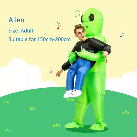 Et-alientais traje inflável monstro assustador cosplay para crianças adultas ação de graças festa de natal festival palco crianças roupas