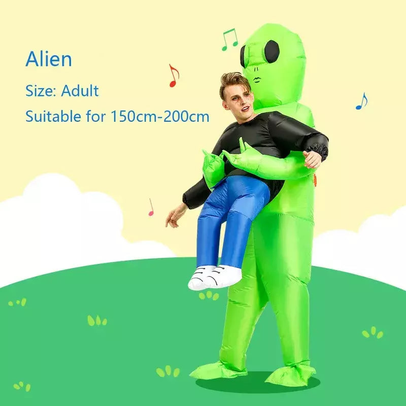 Et-alientais traje inflável monstro assustador cosplay para crianças adultas ação de graças festa de natal festival palco crianças roupas