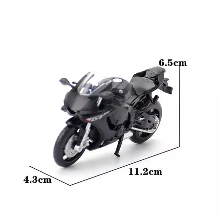 Motocicleta liga e plástico modelo brinquedo, Caipo GSX-R1000 YZF-R1 Vespa 200, 1:18