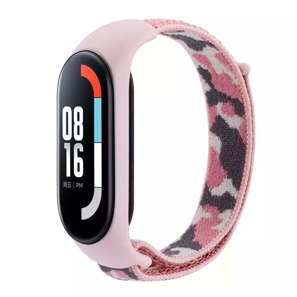 Correia de nylon para Xiaomi Mi Band, pulseira esportiva confortável, pulseira para Mi Band 7, 6, 5, 4, 3