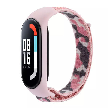 Correia de nylon para Xiaomi Mi Band, pulseira esportiva confortável, pulseira para Mi Band 7, 6, 5, 4, 3