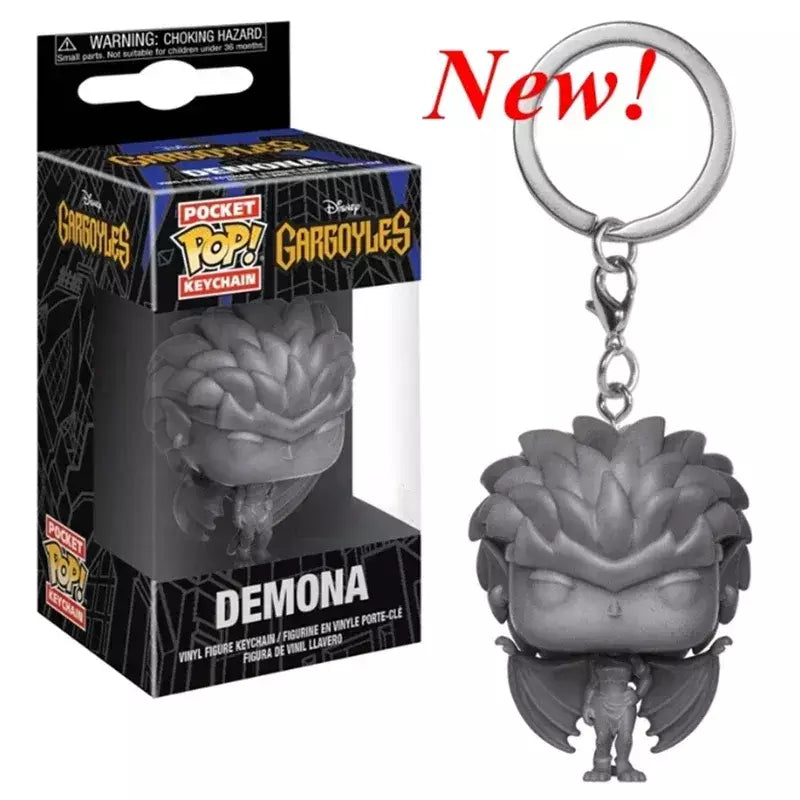 Novos chaveiros funko disney demona princesa bella ariel alice anna elsa bell jack sally ponto figura de ação brinquedos ornamentos