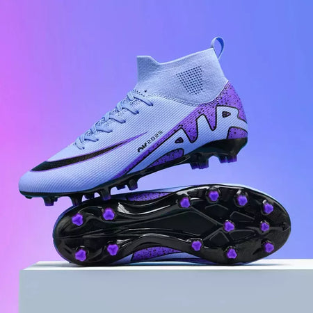Sapatos de futebol profissional para homens, botas de futebol para meninos, tornozelo, antiderrapante, tênis TF, FG, calçados esportivos confortáveis, unissex, novos