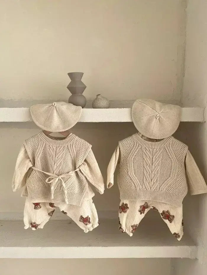 Calças de bebê de algodão orgânico recém-nascidos outono primavera verão inverno bonito impressão macia musselina roupas calças pantalons capris