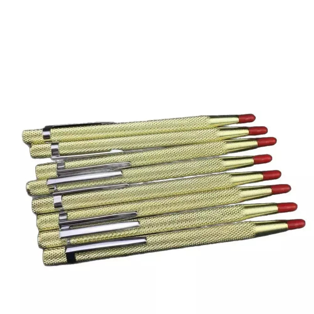 1/2/5 pçs diamante scriber caneta ponta de aço tungstênio marcador de carboneto caneta gravura para vidro cerâmica metal madeira gravura ferramentas manuais