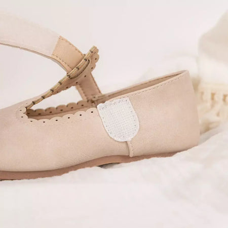 Kidsun criança menina mary jane vestido sapatos ballet apartamentos para crianças menina festa escola sapatos bowknot princesa sapatos