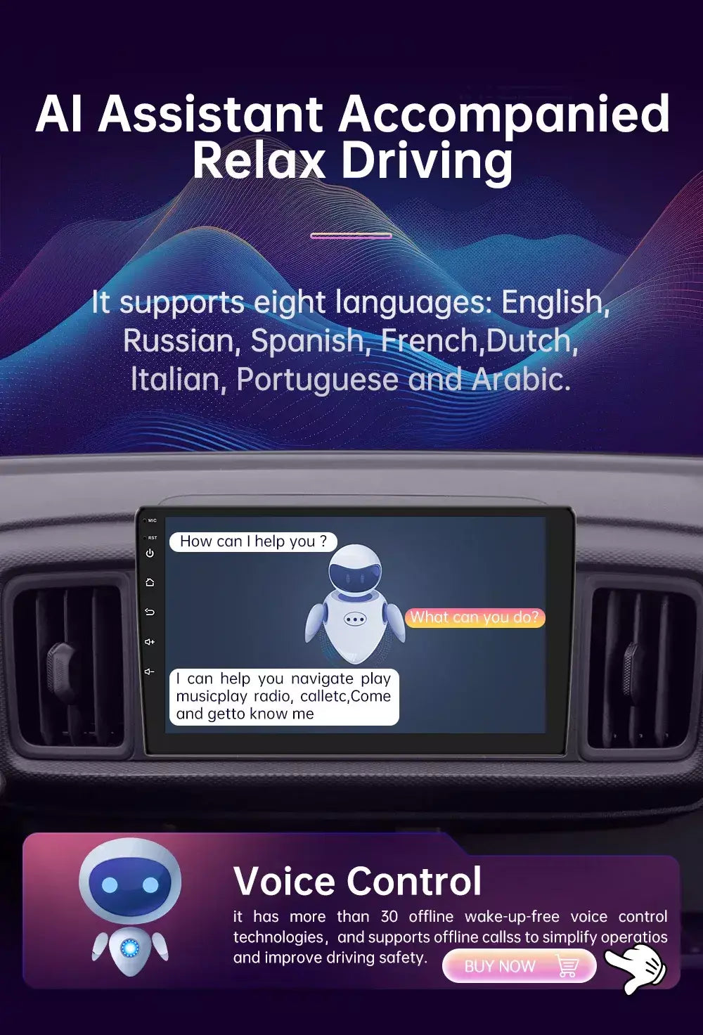 Android 14 rádio do carro bt reprodutor multimídia 360 gps sem fio carplay auto para toyota hyundai nissan kia suzuki iso dvr unidade principal