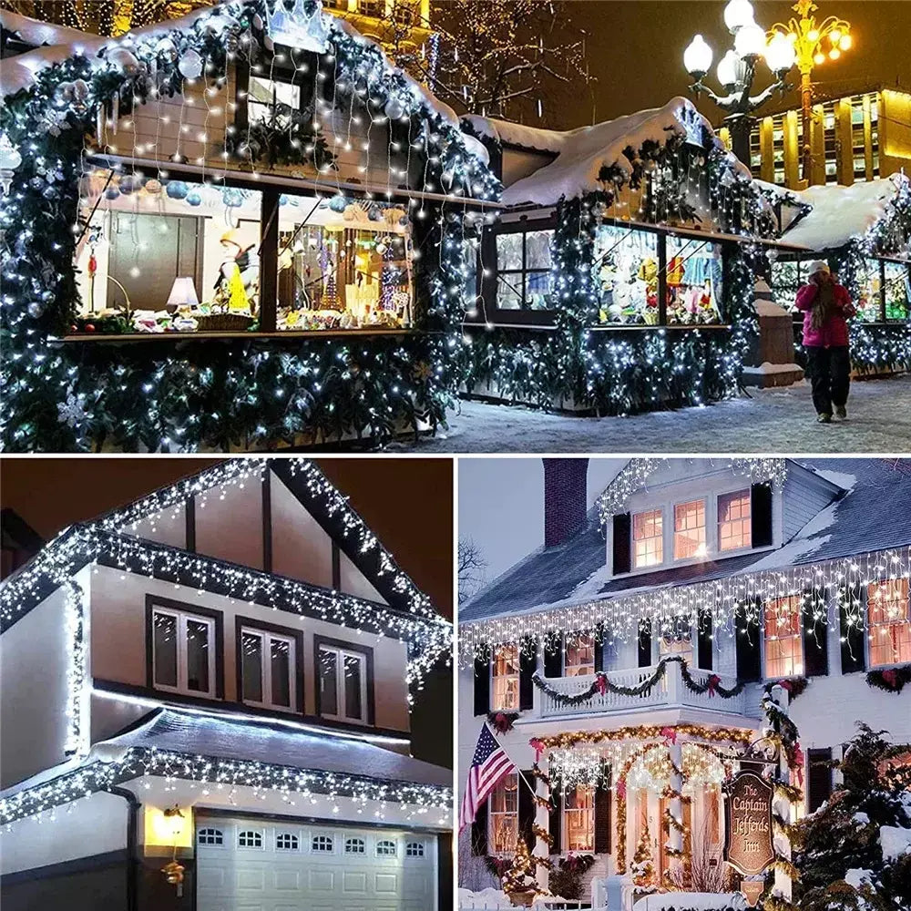 Led solar luz da corda ao ar livre jardim luzes de fadas led cintilação lâmpada à prova dwaterproof água para decoração festa natal 3.5m guirlandas jardim