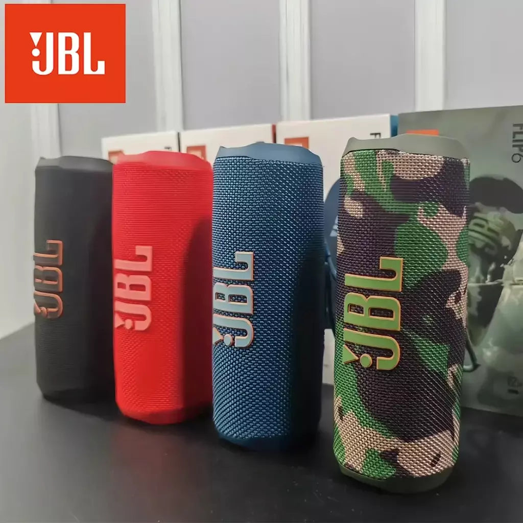 Original jbl flip 6 alto-falante bluetooth flip6 portátil ipx7 à prova dwaterproof água ao ar livre estéreo baixo música faixa alto-falante tweeter independente