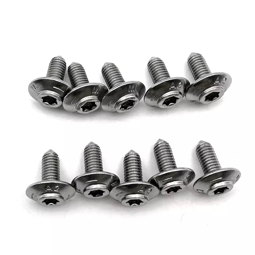 Acessórios para motocicleta m5 * 12 para bmw r1200gs r1250gs f850gs adv r1200rt r1250rt k1600b s1000rr parafusos de carenagem de motocicleta