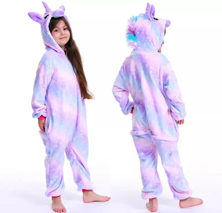 Kigurumi-Animal Onesies infantil, unicórnio, panda, macacão, pijama, anime, cosplay, fantasias, Natal, halloween, crianças, meninos, meninas