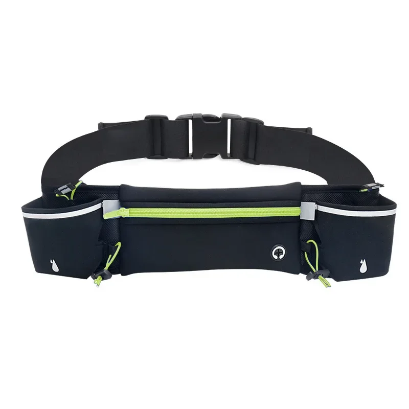 Esportes ao ar livre cintura saco, multifuncional, armazenamento garrafa de água, telefone móvel, maratona, material de nylon, correndo