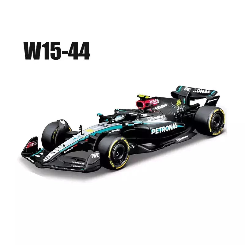 Bburago 1:43 2024 F1 Mclaren Mcl38 Monaco Grand Prix F1 Liga Modelo Diecast # 4 # 81 Lando Norris ? Presente de brinquedos para carros F1